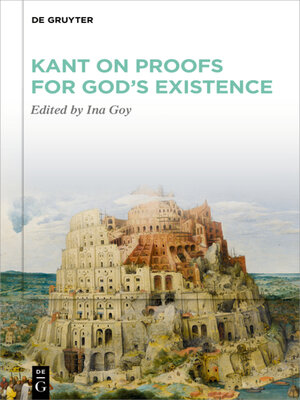cover image of Kant on Proofs for God's Existence